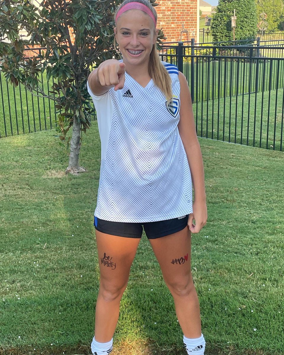 clara_dowdle's tweet photo. I played for you today Mighty.  I will miss you so much.  I know you were there. You wrote my name in the clouds.  You are on God’s team now. I will see you again some day.  Fly high and score goals!!  #doitforbrook #mighty @ImYouthSoccer @SoccerMomInt @ImCollegeSoccer https://t.co/yYc1ZKciKa