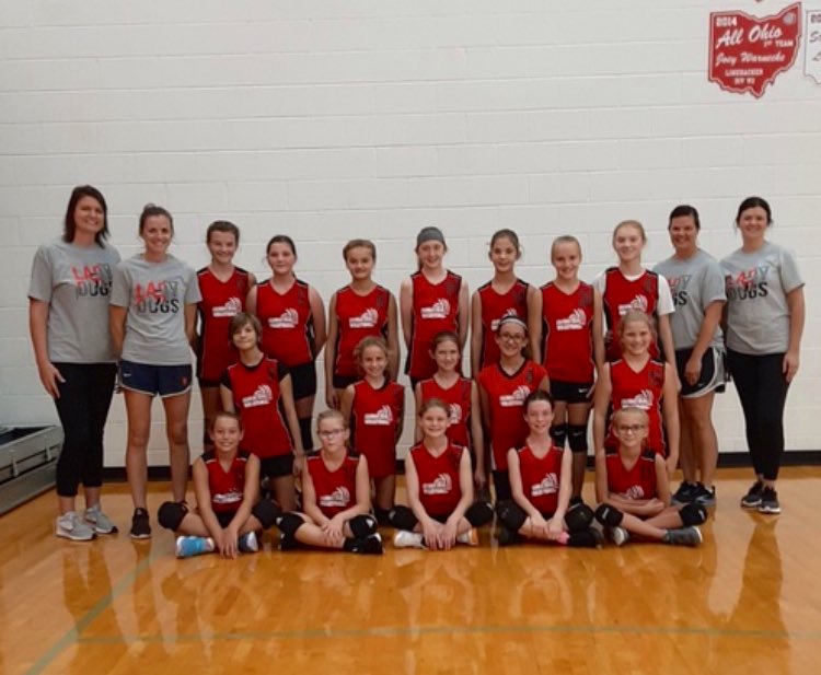 cghsvolleyball1's tweet photo. Our 5th &amp; 6th grade volleyball teams had their time to shine today at their tournament opener, going 6-0 as a group! Great job, lady dogs!! 🏐🐾 https://t.co/foI2zCb42i