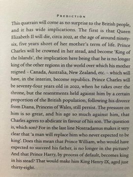 Nostradamus prédit une révélation scandaleuse sur le prétendu amant secret de la Reine Elizabeth II