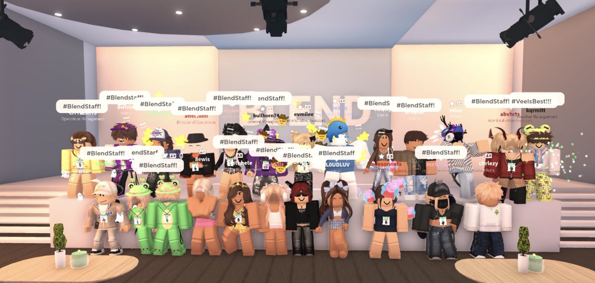 Today has been an awesome day for Blend! Congratulations to those individuals who received Intern! It is a beautiful start to a new era. We cannot wait to see all that will be accomplished by these lovely individuals! 😊🎉