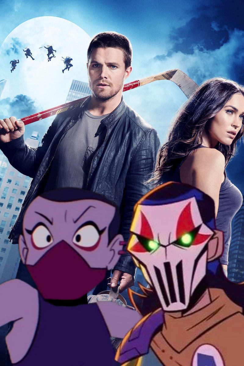 ohnothecaseys's tweet photo. the caseys should NOT be in teenage mutant ninja turtles out of the shadows (2016)! stephen amell you have 5 minutes to start running https://t.co/3jWYQsBSam