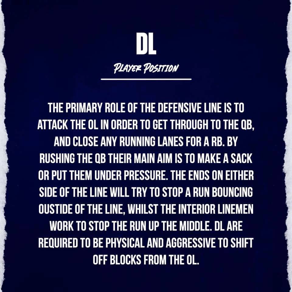 hudfbl_'s tweet photo. New to American Football? Need to know the basics? 
We'll be going over each position leading up to freshers!

Big? Attacking mentality? Willing to get through anything between you and your target?

Defensive Line might be for you! Join us and give it a go! 

#TogetherWeAchieve https://t.co/bow2WfZyYz