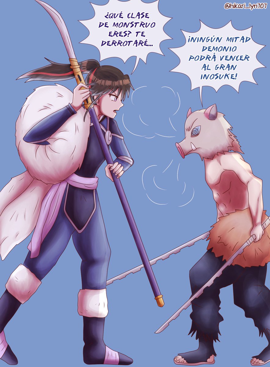 hikari_lyn707's tweet photo. ¿Que pasaría si... Towa conoce a Tanjiro, Moroha a Zenitsu y Setsuna a Inosuke?

Algo que nadie pidió pero necesitaba hacer 🥲

Kimetsu no Yaiba x Hanyo no Yashahime (Crossover) ⚔️

[Versión en Español]

#鬼滅の刃 #半妖の夜叉姫 https://t.co/yVtiZZQpIj