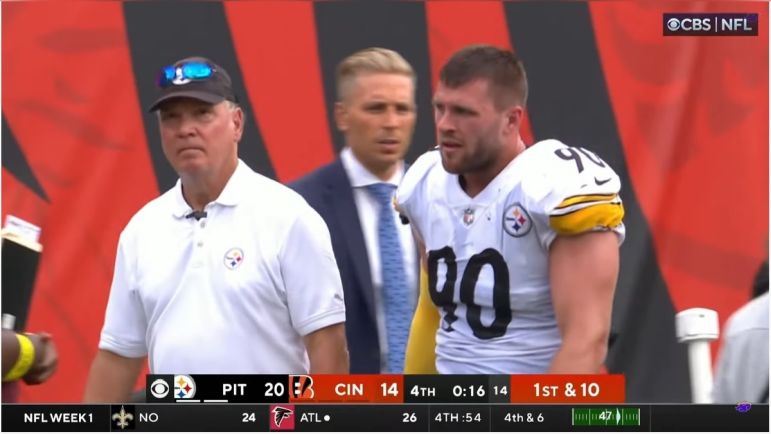 Steelersdepot's tweet photo. The Doctor Is In: Can T.J. Watt’s Season Be Salvaged? https://t.co/Mjx3v4tAms #Steelers https://t.co/4SCJWoxDSu