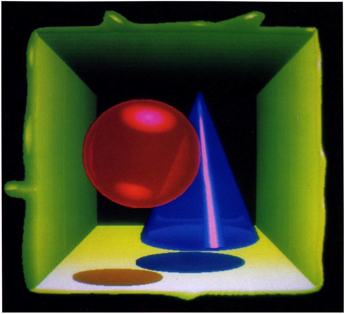 hscottroth's tweet photo. Yoichiro Kawaguchi - Crystal Space, 1982, Cibachrome print, #art #earlycomputerart https://t.co/qBKAFW5EUl