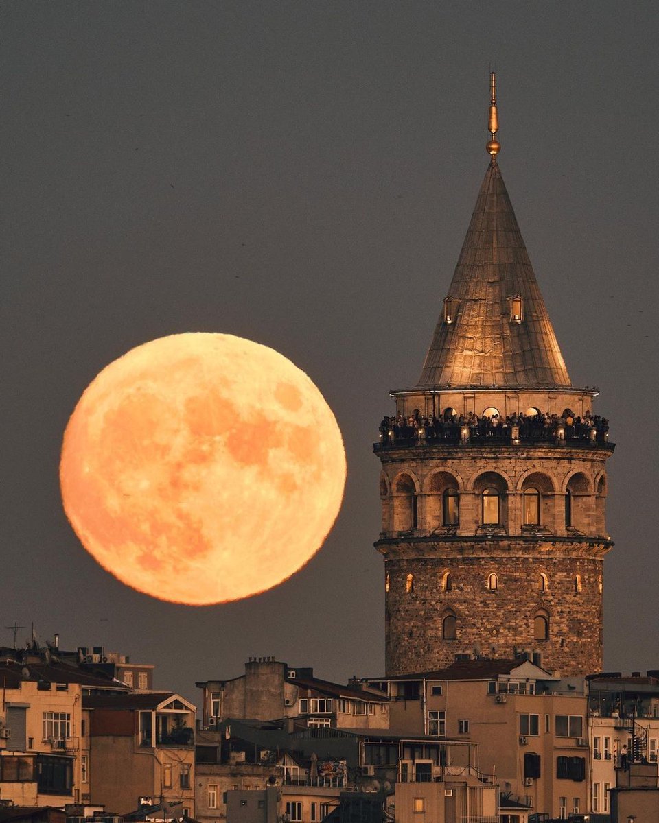 TrHailee's tweet photo. A full moon means @HaileeSteinfeld to me! 🌕💙
This beautiful view is from my favorite city, Istanbul. (Galata Tower last night)
#Day1015 https://t.co/rluxJ003AX
