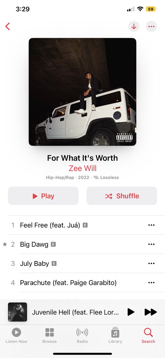 VirgoRobb's tweet photo. Happy to see the hometown hero @illZeeWill on the @AppleMusic new releases page! 

Here’s a photo I shot of him. https://t.co/frzXgks6QK