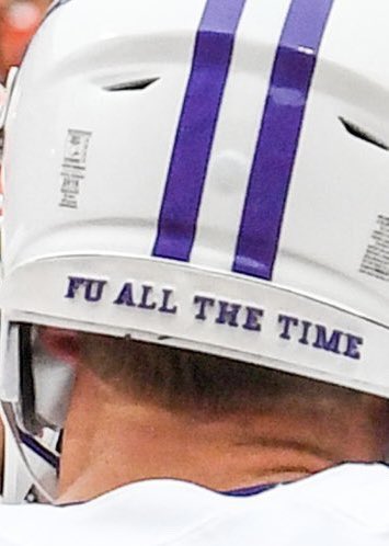 ClemsonSportNet's tweet photo. Can we take a second to appreciate the back of @PaladinFootball’s helmets? https://t.co/tJNy8uazN5