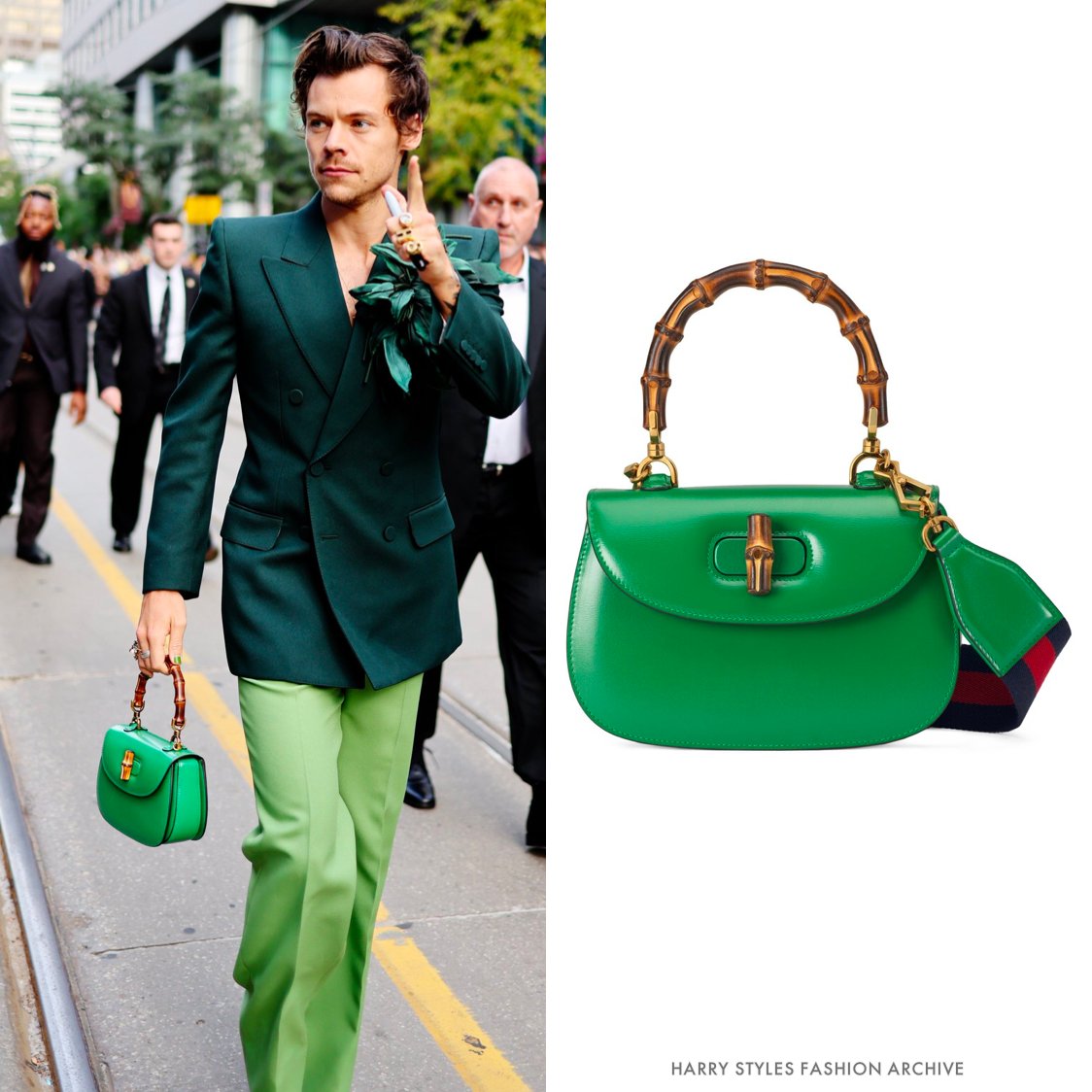 It's Hard Not To Go Green Over Harry Styles And His Gucci 1947