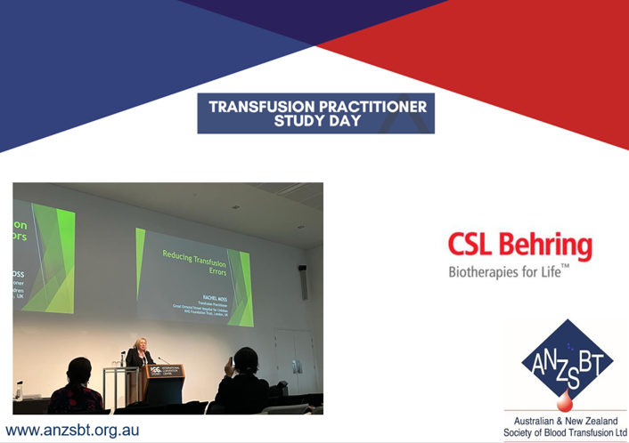 ANZSBT's tweet photo. Last Saturday:
@Rachmosshibb shared tips to reduce #transfusion errors after 20 years as transfusion practitioner #Blood2022 #TPNStudyDay #Haemovigilance https://t.co/1TEyzvyPsZ