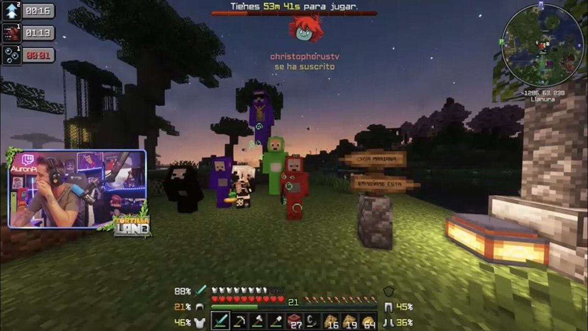 _just_jaqui's tweet photo. @auronplay Día épico en TortillaLand 🤣🤍 me reí hasta que el estómago me dolió, pero valió la pena por las risas . Hasta mañana https://t.co/niLsX7TVvm