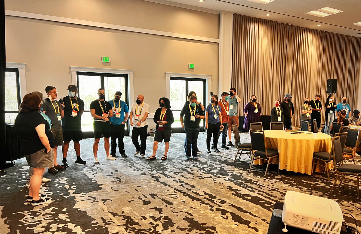 XWP's tweet photo. Time to wrap up the #WCUS Contributor Day and to find out what amazing things the teams have been accomplished! ๐ช
Team leads are on stage now!
#WordPress #OSS #ForABetterWeb https://t.co/TPtzd2rXE5