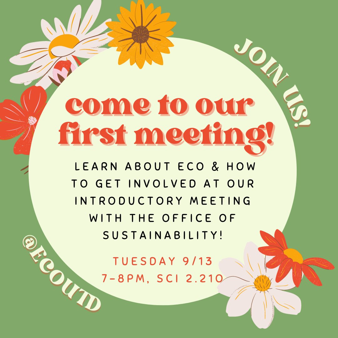 ECO at UTD tweet media