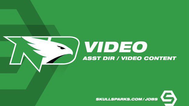SkullSparks's tweet photo. Opportunity with @UNDsports in Grand Forks, N.D. Assistant Director of Video Content: https://t.co/lStHjtjlYS More jobs: https://t.co/ly28ADo6WL https://t.co/Qyj7cv6UYu