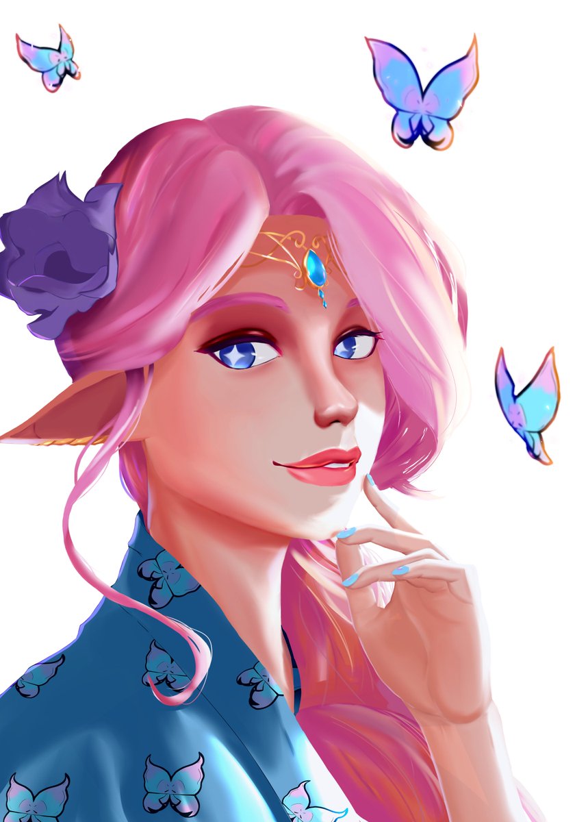 NemiaArt's tweet photo. Trying out different style for a change this is the 1st time i make a semi realistic style.

@LoLFairyGirl 

#art #digitalArt https://t.co/HNUgSpIb7O