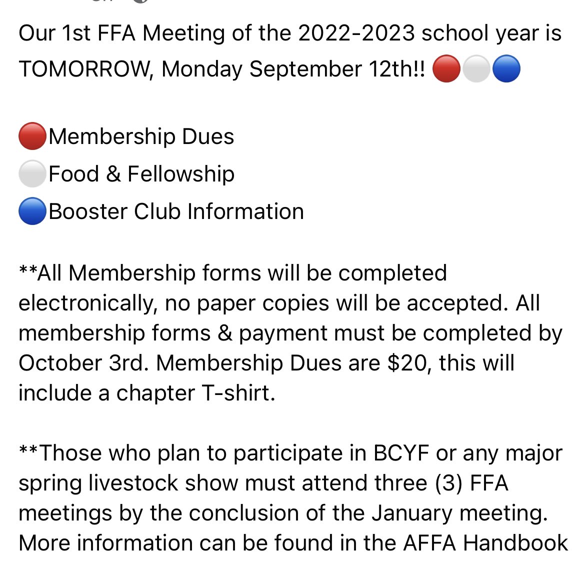 We can’t wait to see all or members tomorrow! <a href="/AcademyHigh/">Academy High School</a> <a href="/Academy_ISD/">Academy ISD</a>