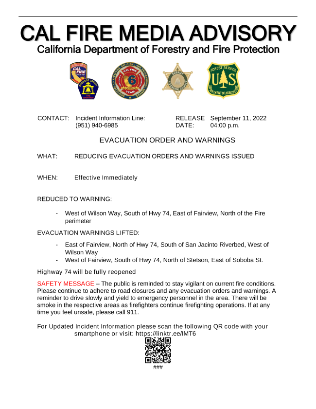 CAL FIRE/Riverside County Fire Department on Twitter "FAIRVIEW FIRE