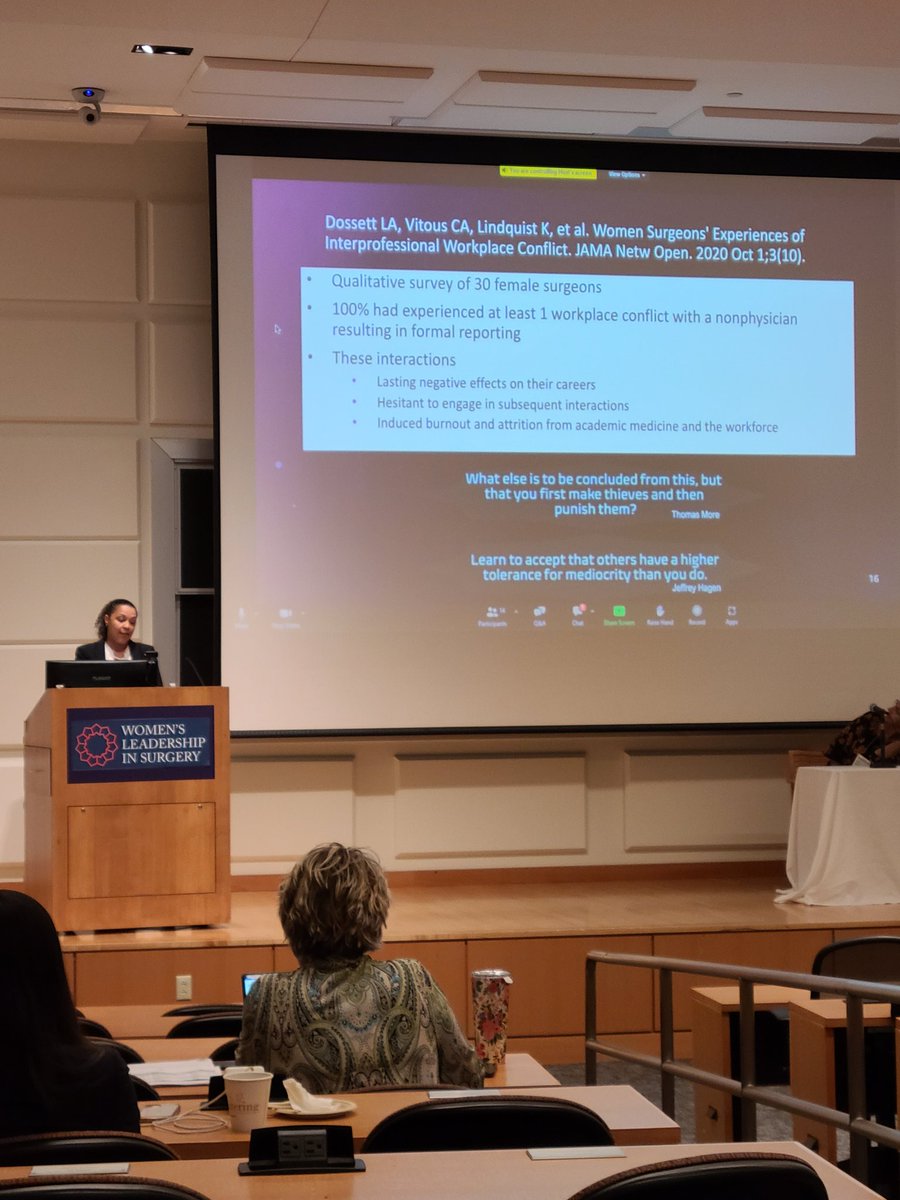 AMAZING talk by Bariatric Surgeon Dr. Tatyan Clarke of <a href="/TempleUniv/">Temple University</a> <a href="/TempleTrauma/">Temple Trauma</a> about finding your voice at the #WLISS annual conference in #Philadelphia Watch the replay on the website soon!
