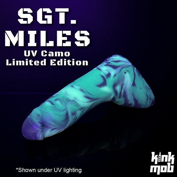 We also have @sgtmilesxxx Cocks in a Limited Edition UV Camo available. We will only make 100 of these<a class="tags" target="_blank" title="On Twitter" href="/?out=eyJ0eXAiOiJKV1QiLCJhbGciOiJIUzUxMiJ9.eyJpYXQiOjE3MjEzOTEwNzcsImlzcyI6InR3cG9ybnN0YXJzLmNvbSIsIm5iZiI6MTcyMTM5MTA3NywiZXhwIjoxNzUyOTI3MDc3LCJyZWRpcmVjdF91cmwiOiJodHRwczovL3R3aXR0ZXIuY29tL3NndG1pbGVzeHh4In0.msOjG2RgaqLacLhRcZtcSU8B3ojstHrBt8mavRUGcYoZql5DcPyHmYDuJzlWATLIlMVrPyxKLsXQpTkICMYstA">@sgtmilesxxx</a><a href="/tag/brittneykade"class="tags"><span>#brittneykade</span></a>