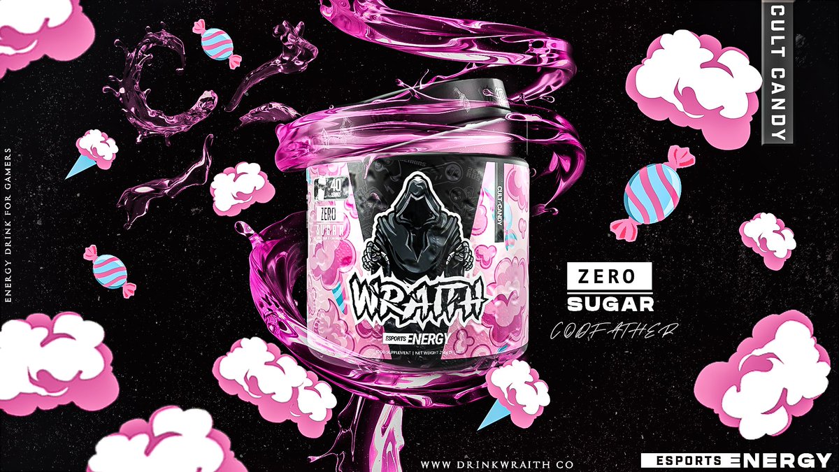 TheCodfatherOg's tweet photo. "energy of a candy wraith"
๐จ
CULT CANDY AD IDEA FOR @DrinkWraith
never done one of these before so i decided to have some fun. i was 50/50 on it but some good positive feedback of the image i thought i would let it loose :D {FORGOT MY SIGNATURE}
โฅ๏ธandโป๏ธ
appreciated https://t.co/0hFKLEtXvV