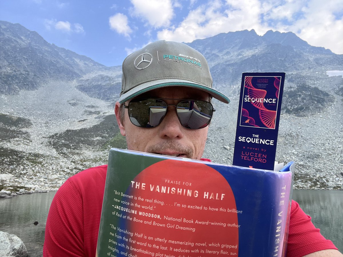 lucientelford's tweet photo. Living my best life. Also, this is a great book!! @britrbennett #thevanishinghalf #amreading #amwriting #mountainreads #mountains @WhistlerPL @WhistlerReads @lucientelford @whistlerbooks @WhistlerBlckcmb https://t.co/29JNOnb5GA