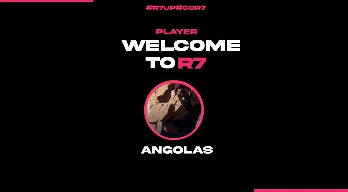 R7_Team_'s tweet photo. New player💞🖤
Welcome to R7 @AnGoLaN0fn #r7up https://t.co/Xj2kVJm3qX