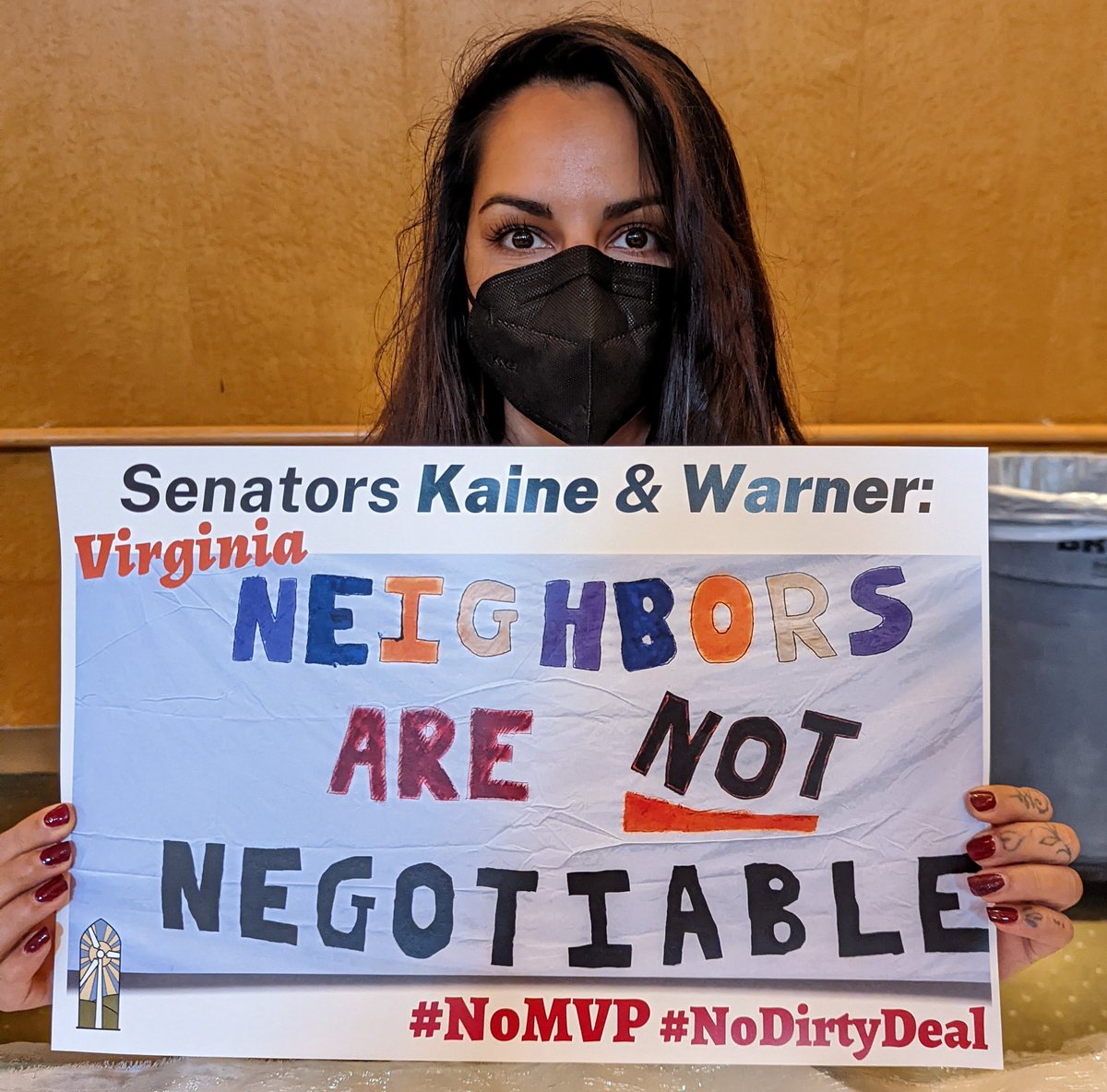 Northern Virginia faith voices are speaking out this weekend in solidarity with our neighbors and all most impacted by the Mountain Valley Pipeline and other fossil fuel infrastructure. Senators <a href="/timkaine/">Tim Kaine</a> &amp; <a href="/MarkWarner/">Mark Warner</a>: #NoMVP! #Nodirtydeal. 

Our neighbors are not negotiable.