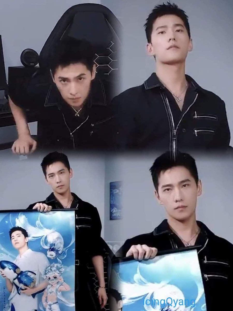 icingquinyang2's tweet photo. #alittleedgy #YangYang杨洋 in game battle mode for #FantasyWestwardJourney video clip to promote the egame. #whysoserious his #badboystyle thrilling! Total #hottie https://t.co/K8h6QJLD23
