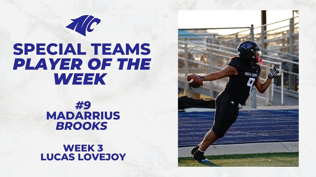 NorthCro_FB's tweet photo. 🚨WEEK 3 ACCOLADES🚨 https://t.co/8dH9aLIjHp