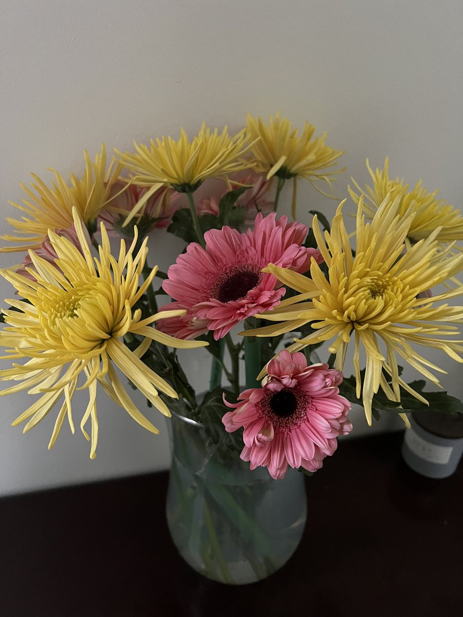 AmandaAndere's tweet photo. But no #WorkTravelLife for the next 3 weeks means fresh flowers&that brings me joy! Wondering if my rest coach&therapist will count my scheduling rest&pleasure for the week!?!? https://t.co/Wdv1Txrqw1