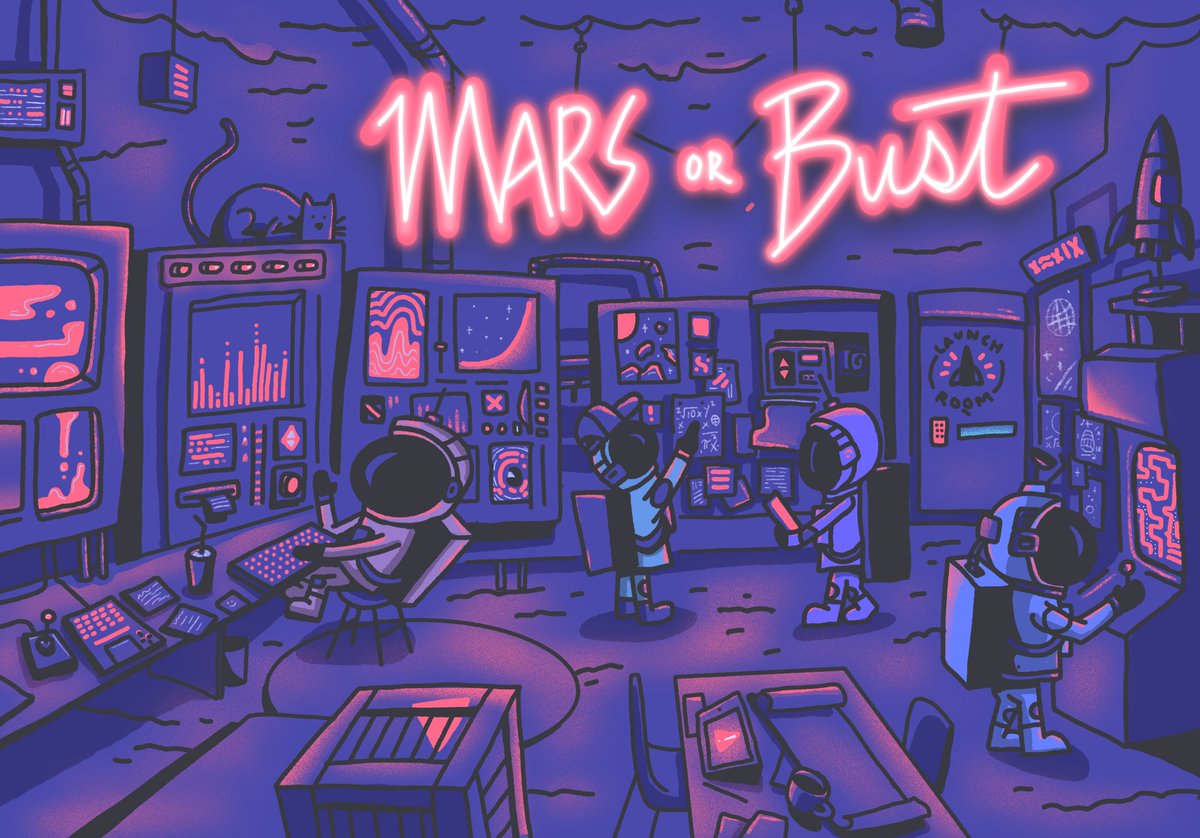The past is gone and there’s no going back.

It’s Mars or bust for the Outercasts.

Heads are down, hard at work, till mint day arrives. 

All interactions are considered for a launch list spot.