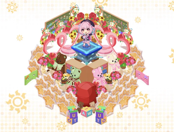 ルーム/夢見りあむが見た夢りあむおめでとー(* 'ω')ノ小学生に混じったのは一度作ったしね #デレステルーム  #夢見りあむ  #夢見りあむ誕生祭2022  #夢見りあむ生誕祭2022 