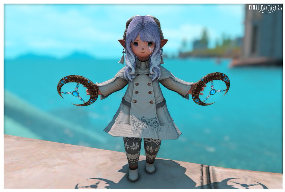 xiv_mina's tweet photo. I just wanted to showcase these weps because of how pretty they are! Oh, and I turned into a lalafell... #GPOSERS https://t.co/6jDo8mdR43