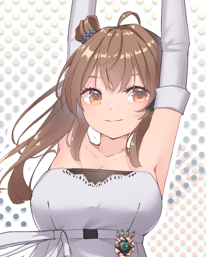 「バストアップ置いときますね 」|うりゅしい@個人勢社畜作曲絵描きバ美肉猫又Vtuberのイラスト