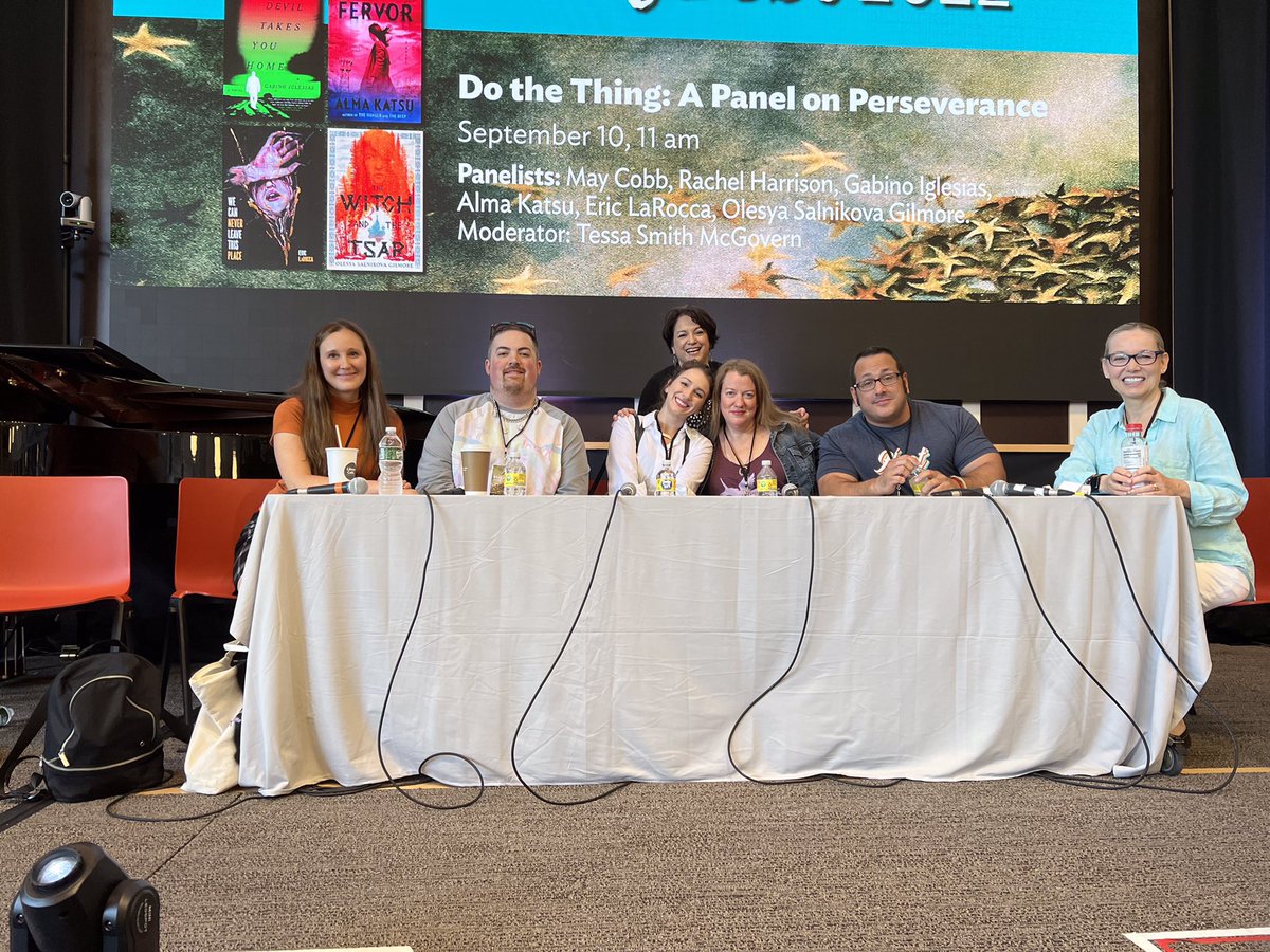 Unforgettable time at #StoryFest2022! Thank you <a href="/alexjgiannini/">Alex Giannini</a>! Can’t believe I got to know amazing writers &amp; humans @rachfacelogic <a href="/almakatsu/">Alma Katsu - THE SPY WHO VANISHED is here!</a> @maykcobb <a href="/Gabino_Iglesias/">Gabino Iglesias</a> @BrackenMacLeod <a href="/claymcleod/">Clay McLeod Chapman</a> <a href="/malloryomeara/">Mallory O'Meara</a> <a href="/paulGtremblay/">Paul Tremblay</a> @hystericteeth Gus M, <a href="/StephenGBowling/">Stephen Bowling</a> &amp; many more!