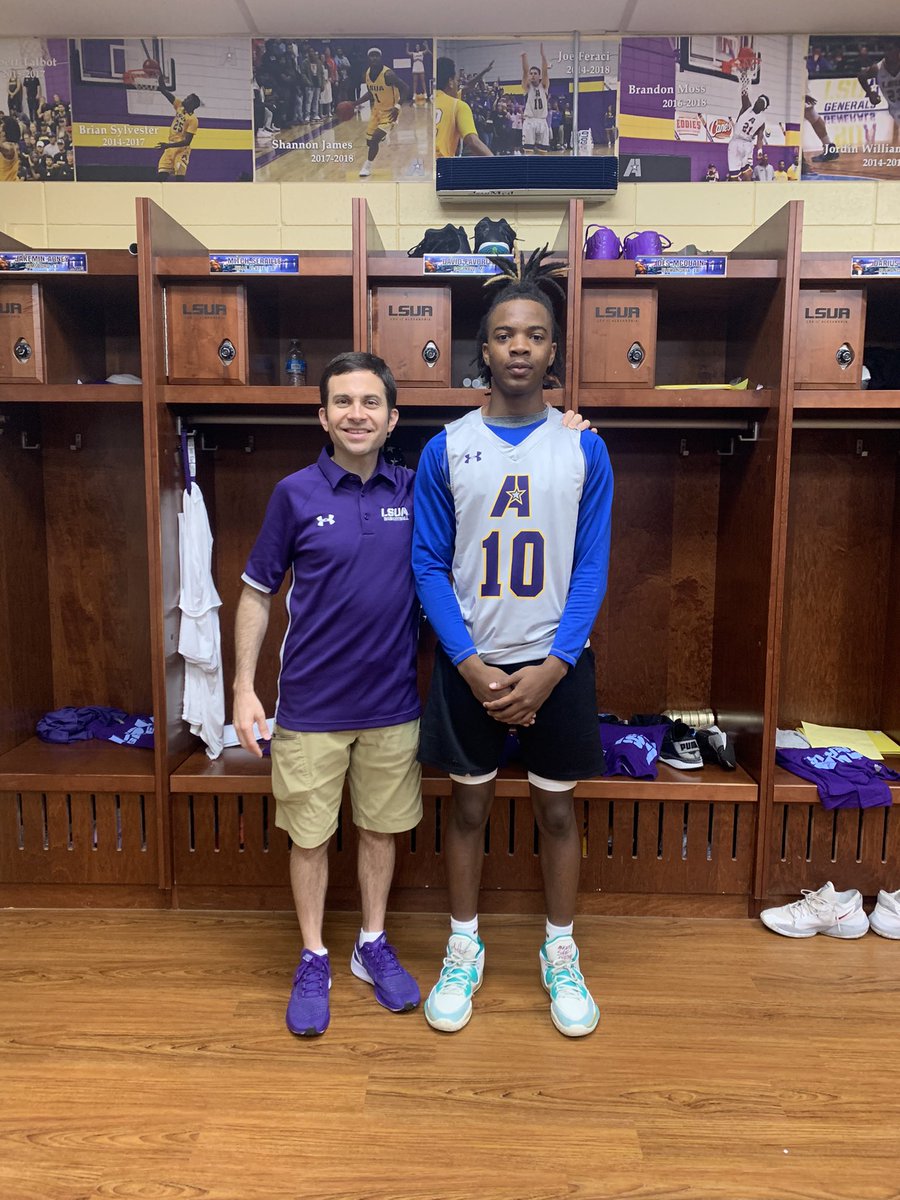 Thank you Coach <a href="/larrycordaro/">Larry Cordaro</a> and @LSUAhoops for the opportunity to get better.