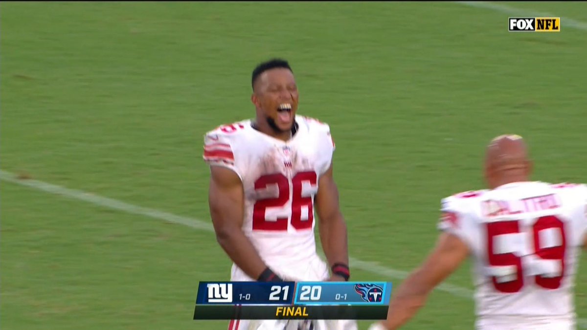 Gridiron's tweet photo. THE GIANTS WIN! #NYGvsTEN https://t.co/vbPVD7GGuy