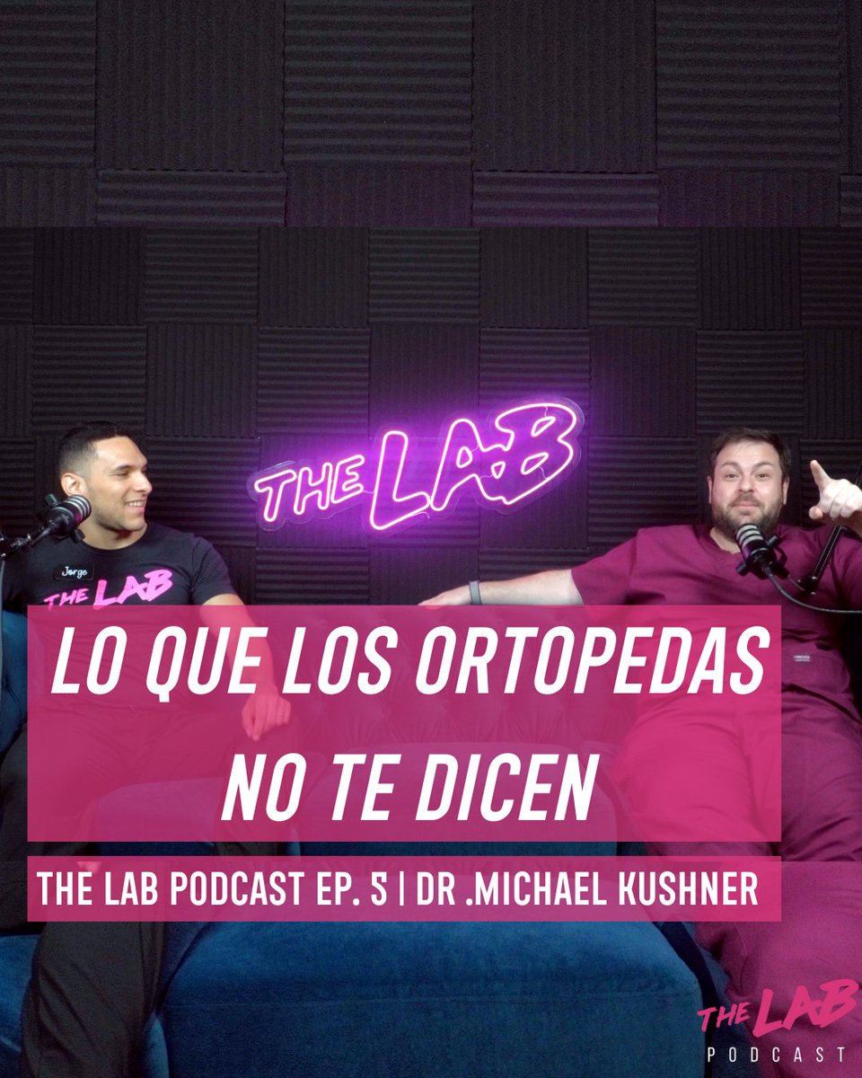 TheLabPanama's tweet photo. Lo que los ortopedas no te dicen!

Nuevo podcast con el Ortopeda y Traumatologo, miembro de The Lab Club, el Doctor Michael KUSHNER.

Dr Michael Kushner nos habla sin tabú y nos explica todo!

Aqui el podcast completo

https://t.co/vP9G0J9GpG https://t.co/oN2nxKbk8C