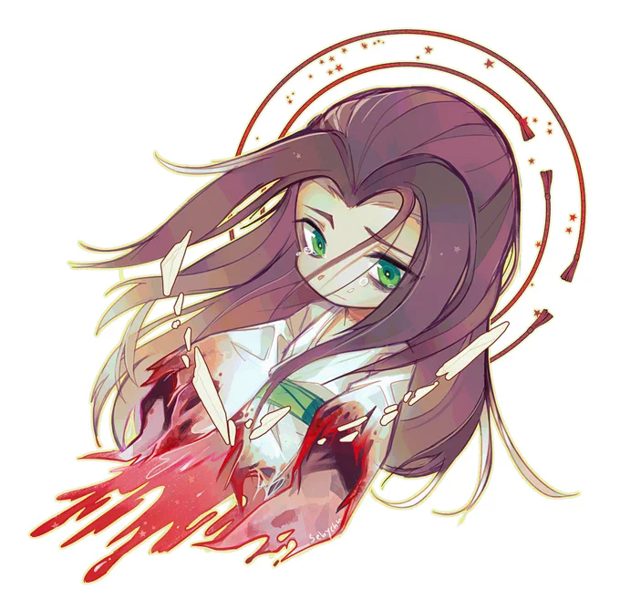 Here are the full versions cuz I failed at uploading them, tw for blood#qijiu #七九 #svsss 