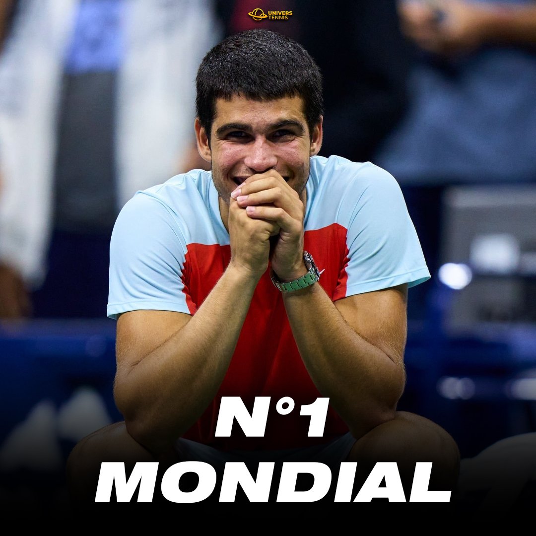 🚨 C'EST OFFICIEL 🚨

À 19 ANS, CARLOS ALCARAZ DEVIENT LE PLUS JEUNE N°1 MONDIAL DE L'HISTOIRE. 🤯🇪🇦