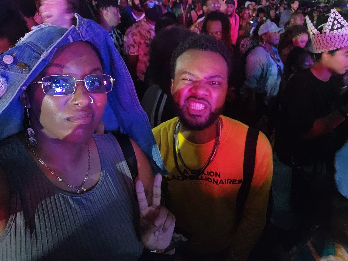 REDinFamy's tweet photo. @SkyesWorld and I Waiting for @iamluckydaye at #Afropunk Rain and all stay tuned for #Cultur3Cod3 on our recap of the Festival on https://t.co/YAwbQlQa8y https://t.co/sQNyoEvdKb