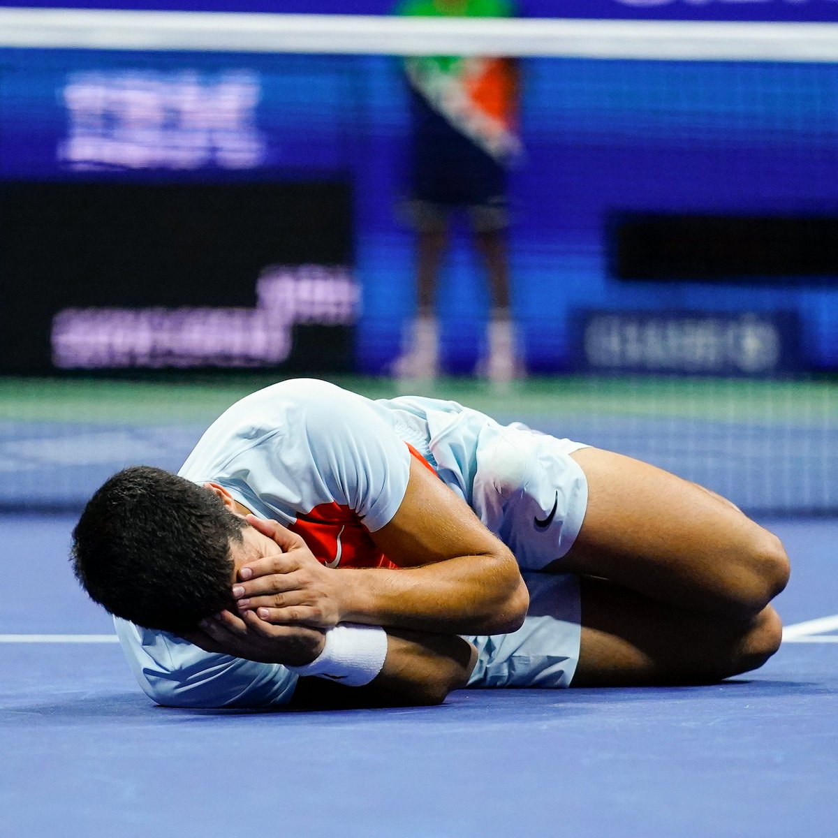 Tennis's tweet photo. All the work for this moment in time. 💯

@carlosalcaraz | #USOpen https://t.co/ROxviRFRf2