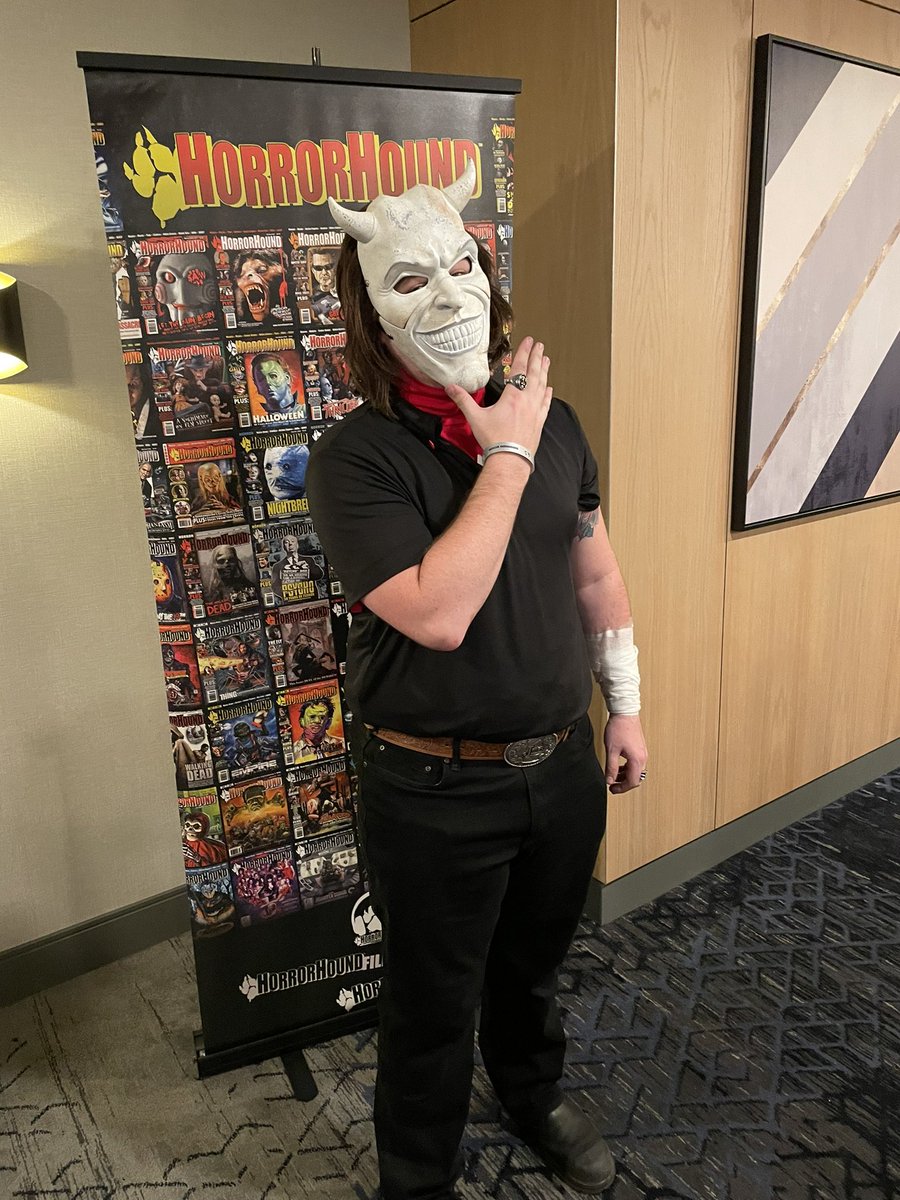Brodieman34's tweet image. #horrorhoundweekend