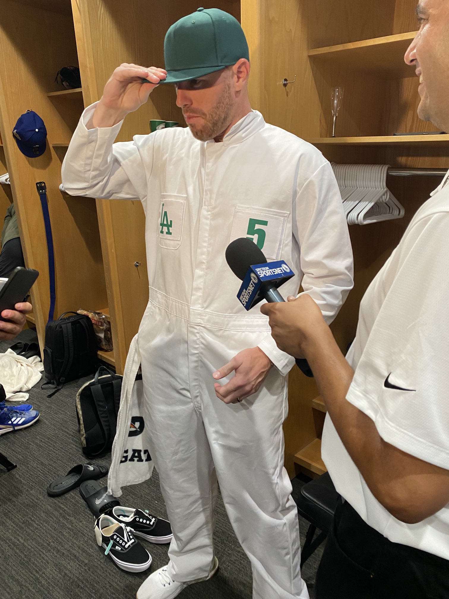 Bill Plunkett on Twitter "It’s dressup day for Dodgers. Freddie