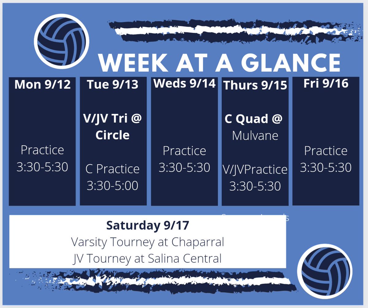 Lots of opportunities to compete this week! #indianfamily 💙🏐💙