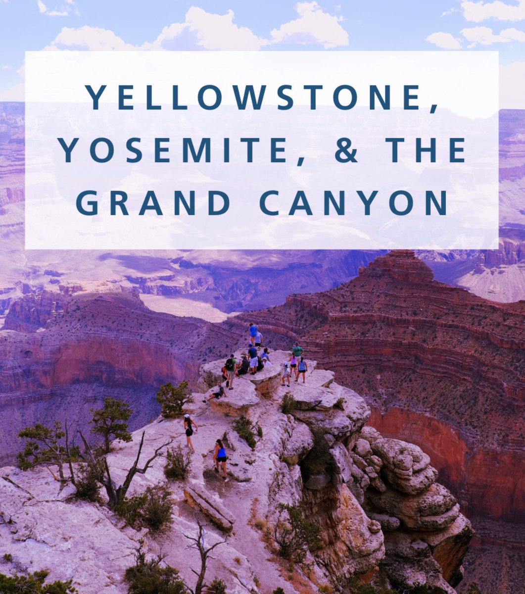 Three of the nation's greatest national parks await you on this rail journey across America!
This trip is all customizable to fit your travel needs!  Contact KJH World Travel today when ready for an adventure!  #VisitYellowstone #VisitYosemite #VisitGrandCanyon #Kjhworldtravel