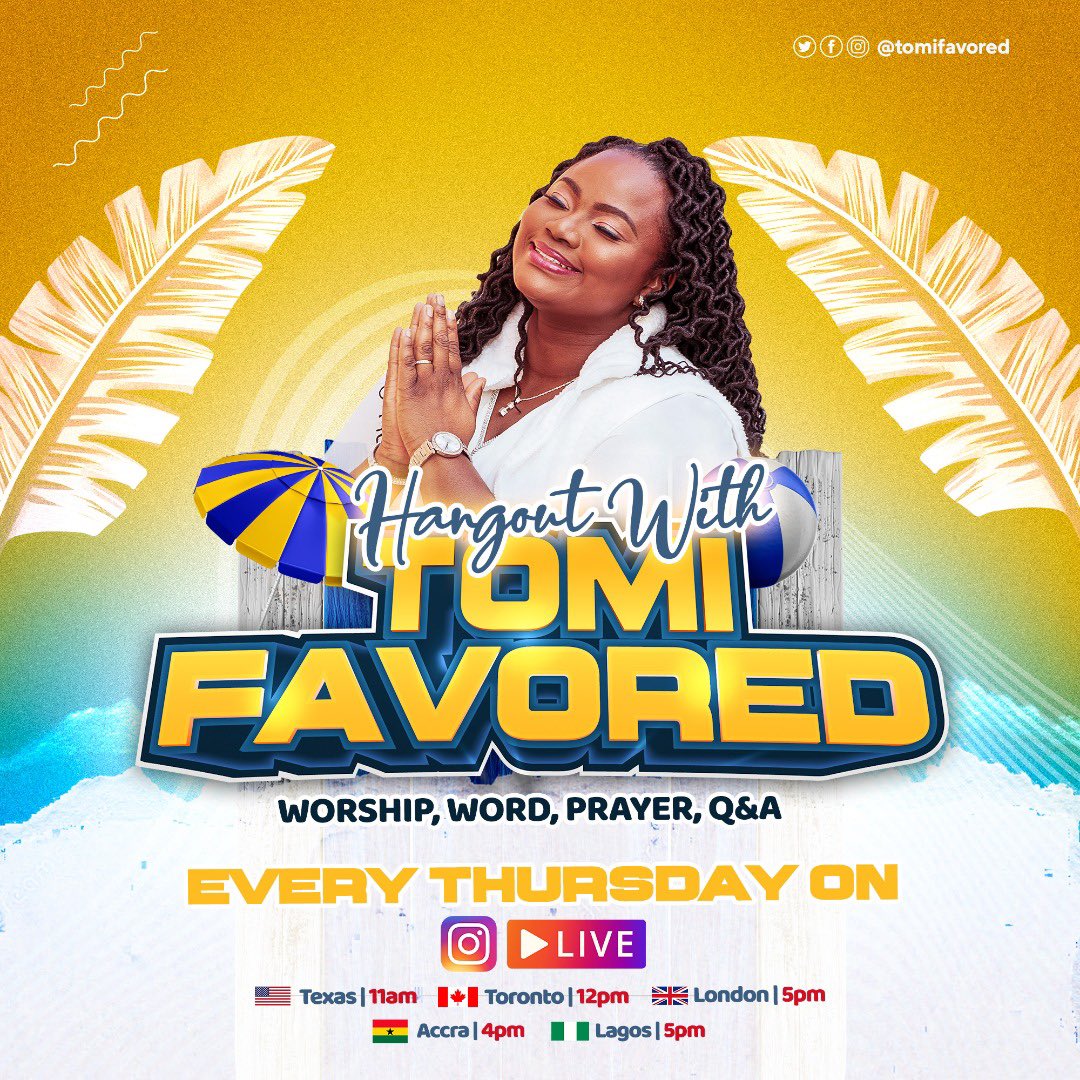 tomifavored's tweet photo. Hi Twitter Family!! 🙏🏾🤗 

You may know that I do a Hangout here on Saturdays called #HOWTB Hangout With The Body; a space for believers in Jesus. Join us!

Also, peradventure you’re on Instagram, I’ll be doing a hangout on Thursdays at 11am Houston time. Join if u can there too! https://t.co/2vjVg0r6qW