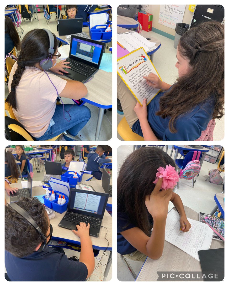 ElenaElizabeth8's tweet image. Reading in a variety of ways to further enrich their learning. #3rdgradersrock #readingtolearn #NFRocks @TeresaWilks4 @VJBrashear44 @SanElizarioISD
