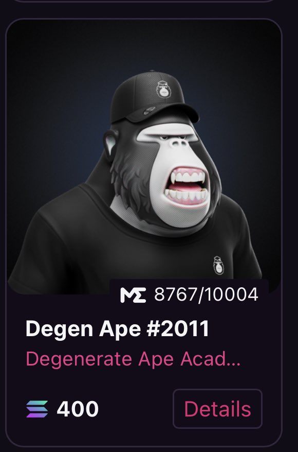 Layer_33_'s tweet photo. True or False: this is the cleanest double merch ape ever. https://t.co/QOXzO3mr8c