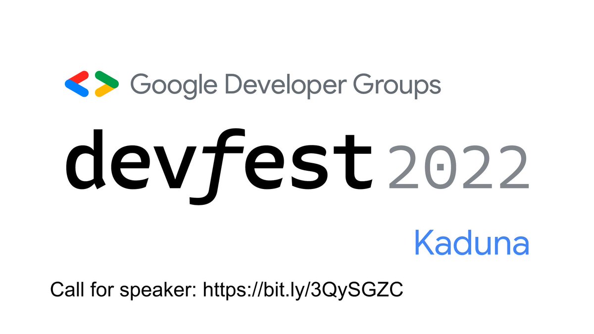 GDGKadunaCity's tweet photo. WoooHOOO!! it's DevFest Kaduna 2022 Season. Have you been wanting to take a session in DevFest Kaduna? fill the Call For Speakers:https://t.co/1yKhPzb5jt.
Don't miss out this year DevFest
RSVP via :https://t.co/yHFWWHbLoy

#DevFest2022 #DevFestKaduna @wtm_kaduna https://t.co/6CQGpAqTdk